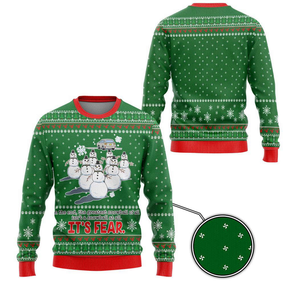The Office The Greatest Snowball Custom Ugly Christmas Sweater