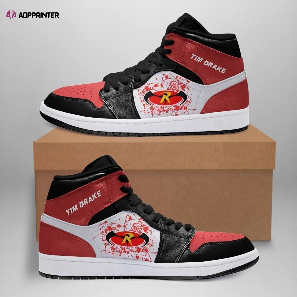 Tim Drake Dc Comics Air Jordan Sneakers Team Custom Design Shoes Sport Eachstep Gift For Men Women