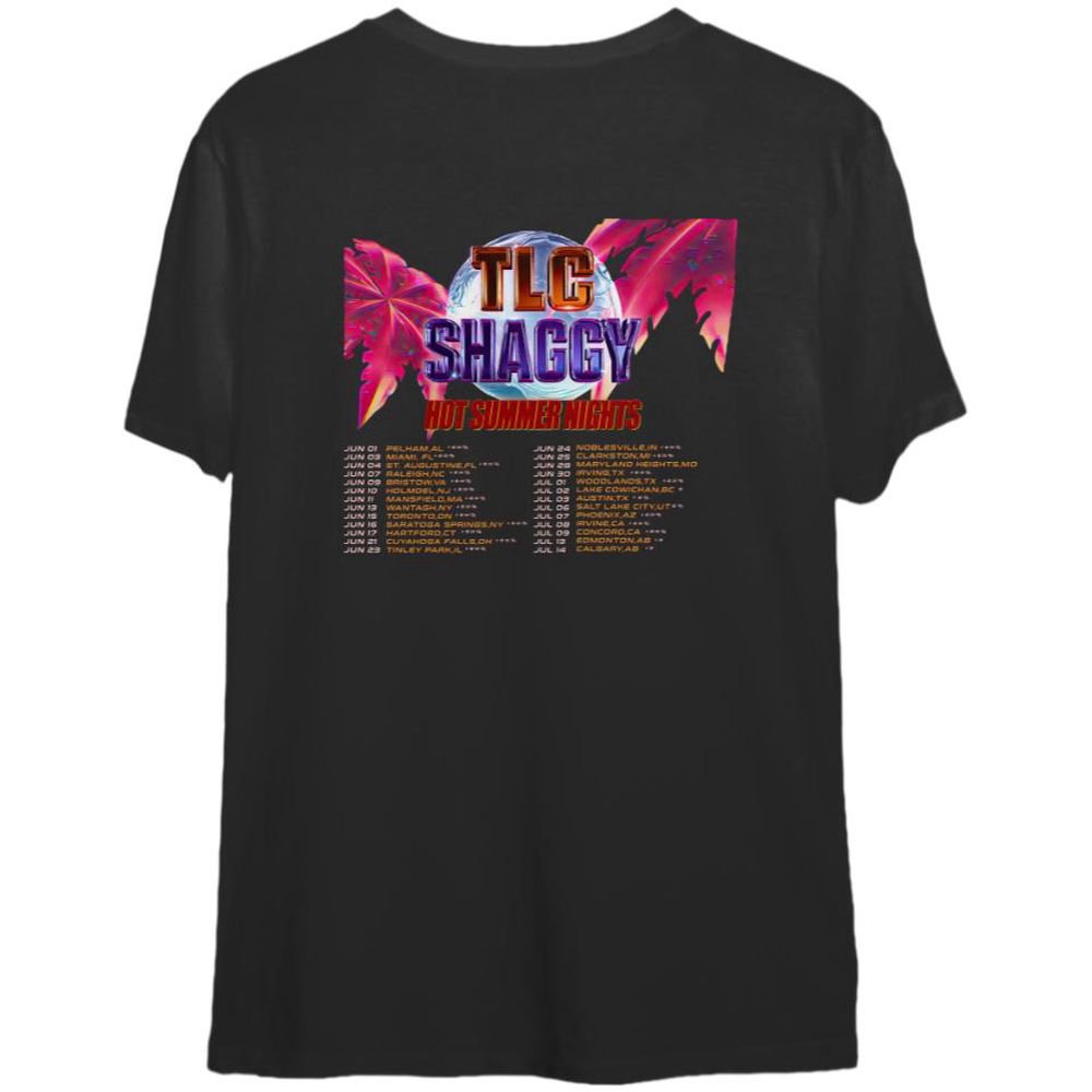 TLC and Shaggy Summer Night Tour 2023 Shirt