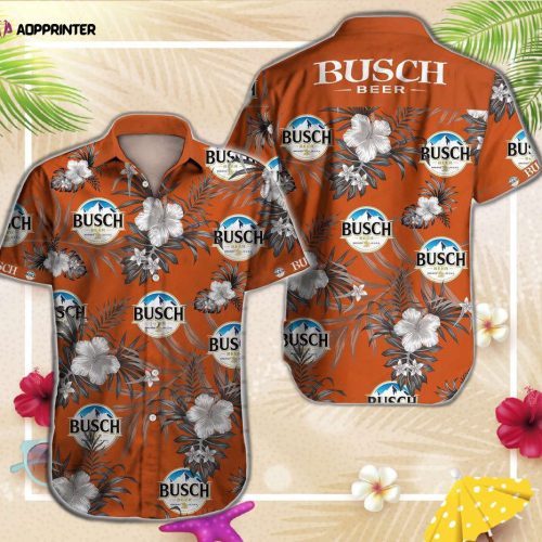 Tlmus Busch Beer Deer Hunting Hawaiian Hawaiian Shirt For Men Women