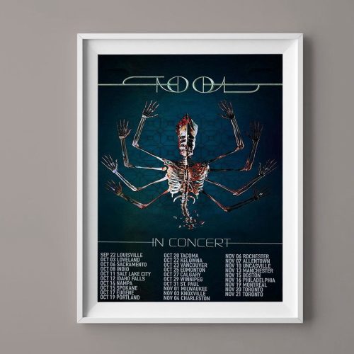 Tool (Band) Announce Fall 2023 North American Tour Dates Poster – Gift For Home Decoration