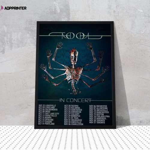 Tool (Band) Announce Fall 2023 North American Tour Dates Poster – Gift For Home Decoration