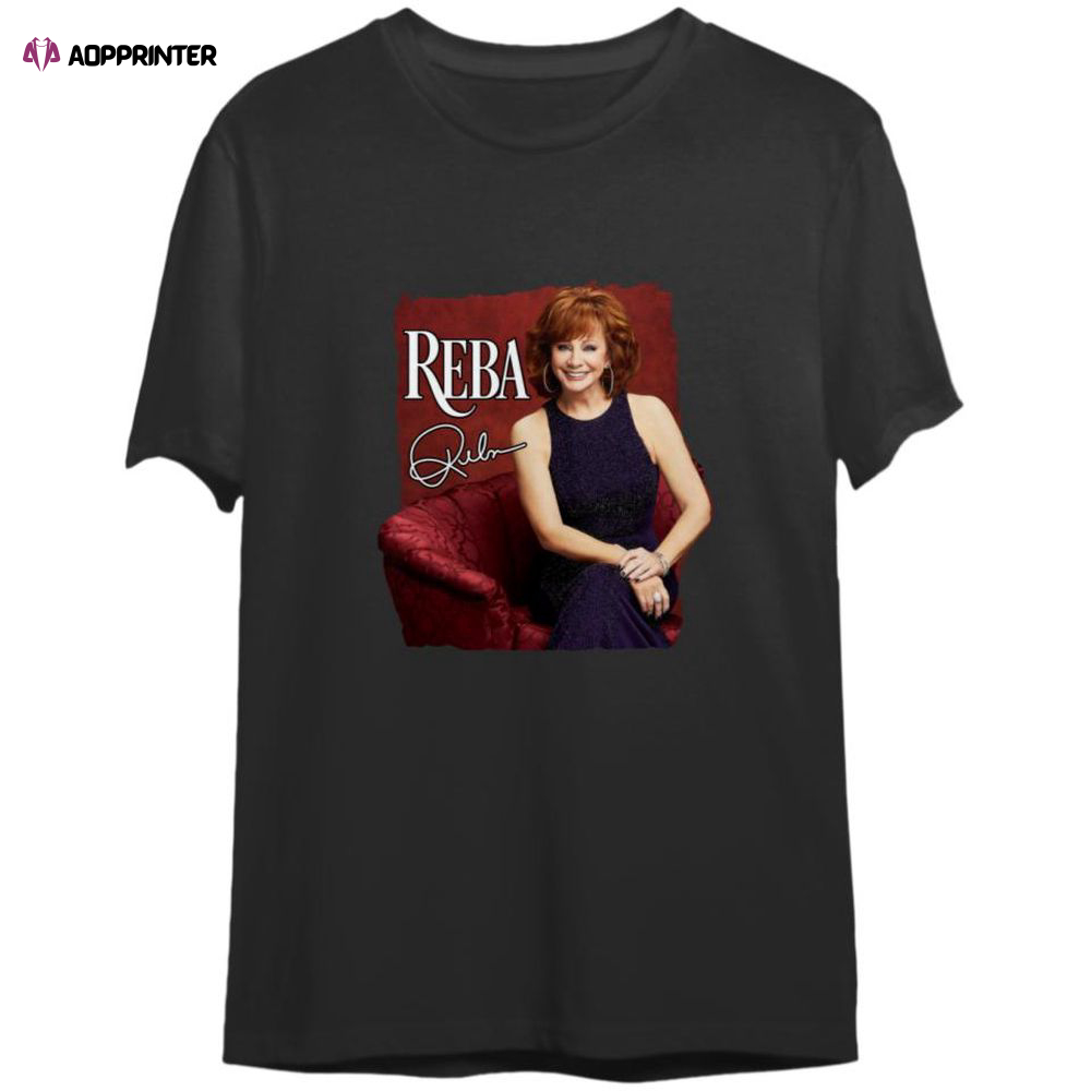 Tour 2023 – Reba Live In Concert w Clark Fall Tour Double Sided T-Shirt For Men And Women