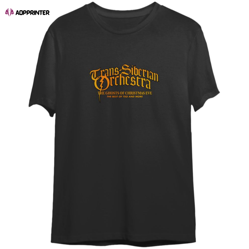 Trans-Siberian Orchestra The Ghost Of Christmas Eve Winter Tour 2023 Double Sided T-Shirt For Men And Women