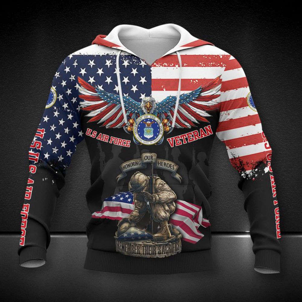 U.S Air Force Printing  Hoodie, For Men And Women