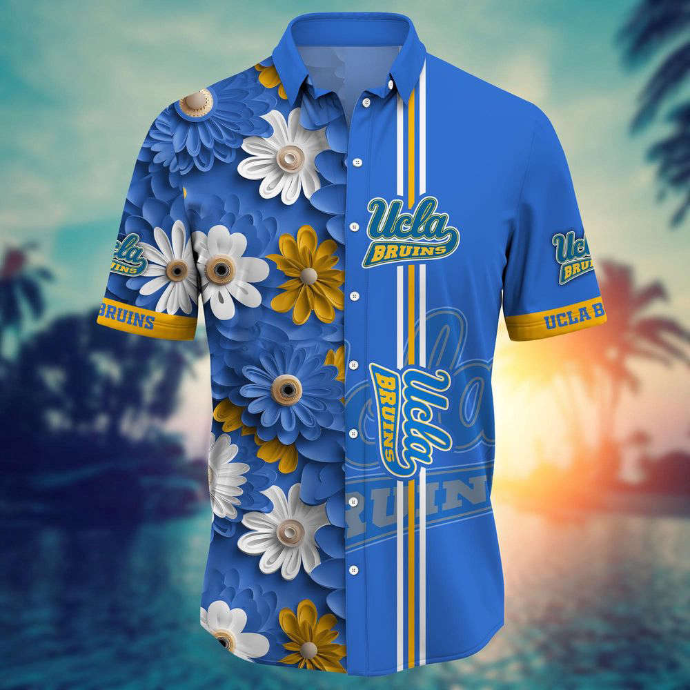 UCLA Bruins NCAA3 Flower Hawaii Shirt, Best Gift For Men Women