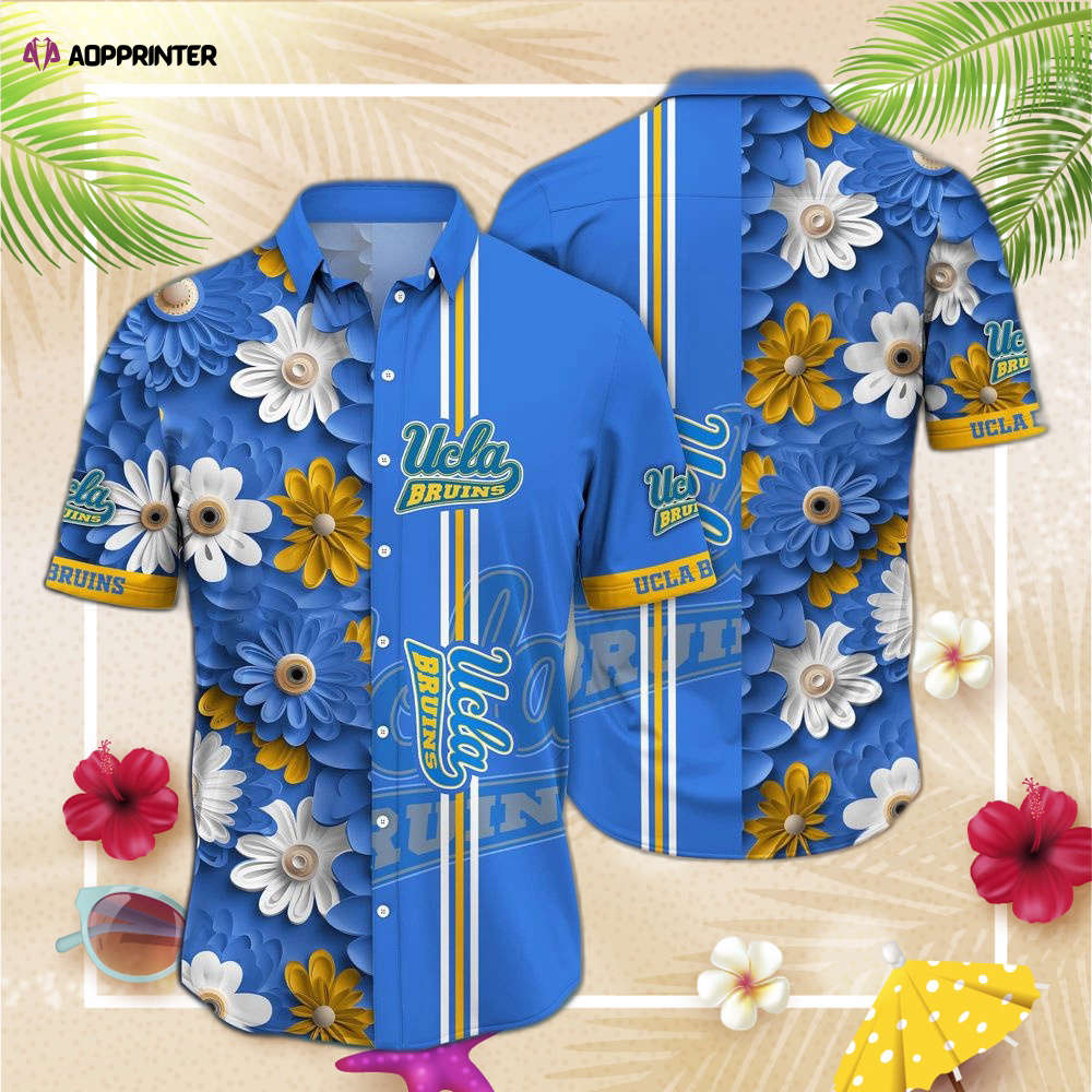 UCLA Bruins NCAA3 Flower Hawaii Shirt, Best Gift For Men Women