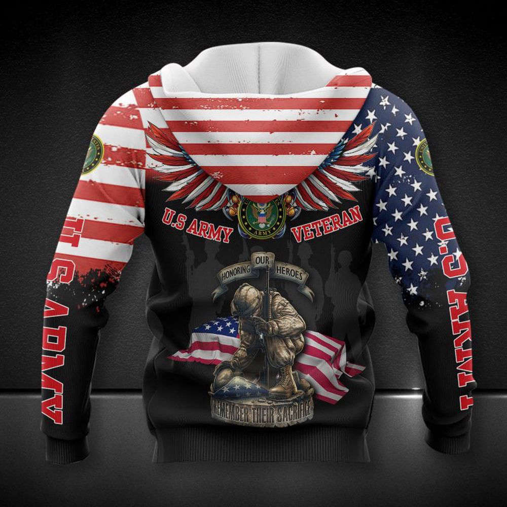 United States Army Printing  Hoodie, For Men And Women
