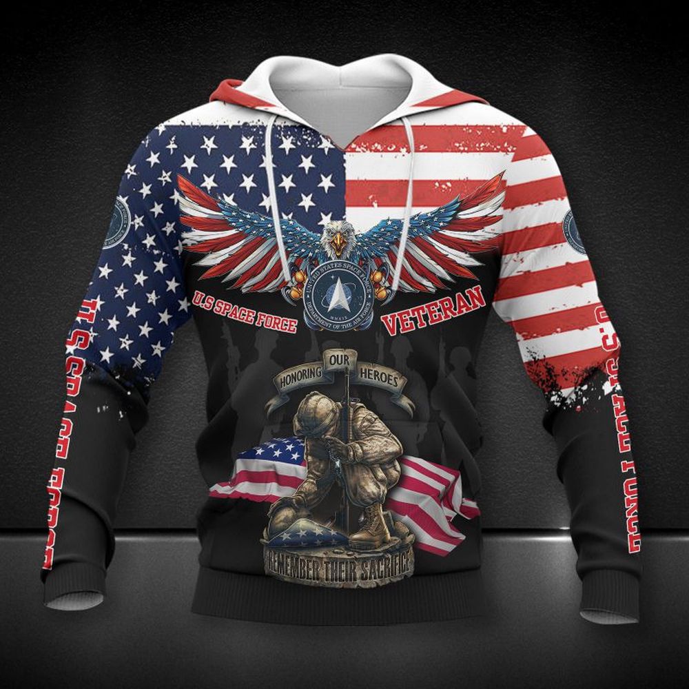 United States Space Force Printing  Hoodie, For Men And Women