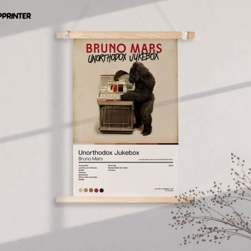 Unorthodox Jukebox  Bruno Mars Poster – Gift For Home Decoration