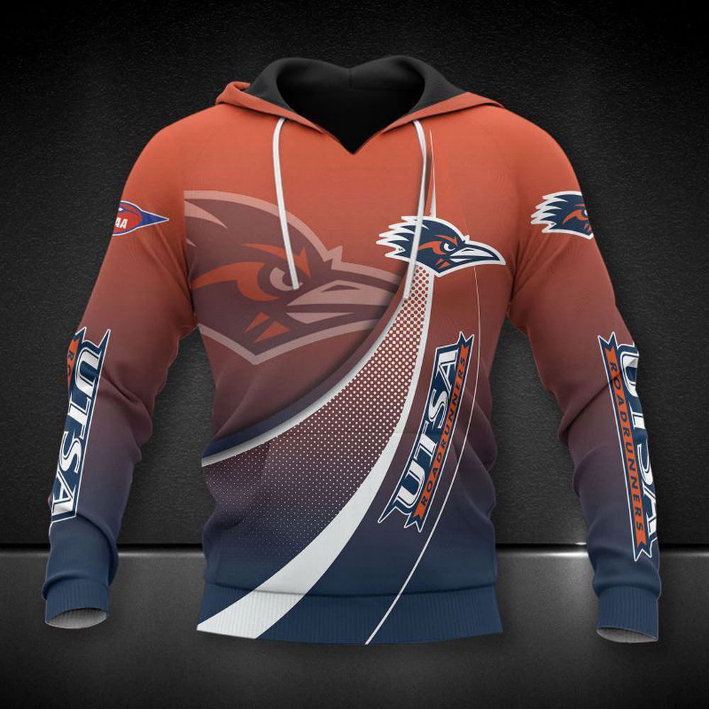 Utsa Roadrunners Printing Hoodie, For Men And Women