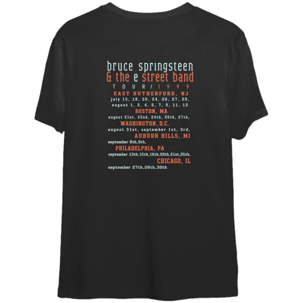 Vintage 1999 The Boss Bruce Springsteen Tour T-Shirt For Men And Women