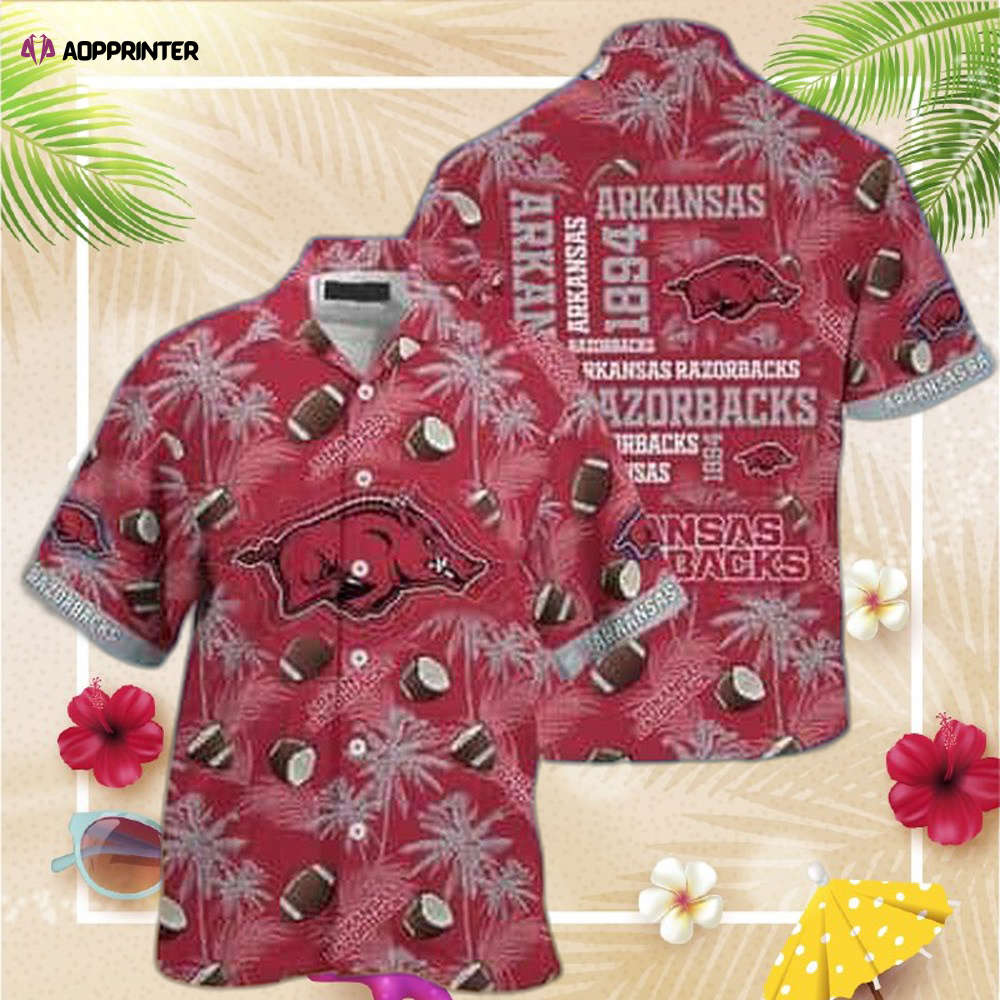 Summer Aloha NCAA Arkansas Razorbacks Hawaiian Shirt Beach Lovers Gift