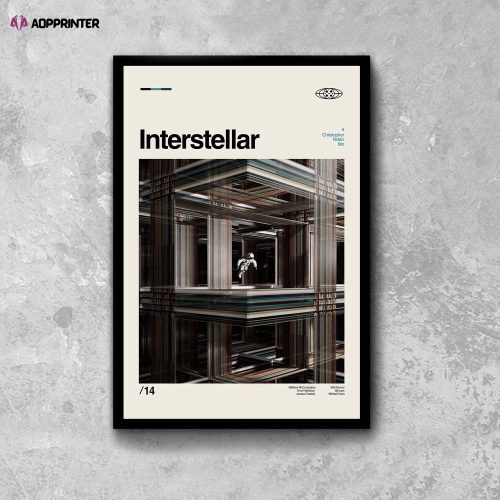 Vintage Interstellar Movie Poster – Movie Poster – Gift For Home Decoration