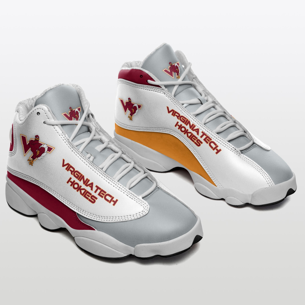 Virginia Tech Hokies Air Jordan 13 Sneakers, Best Gift For Men And Women