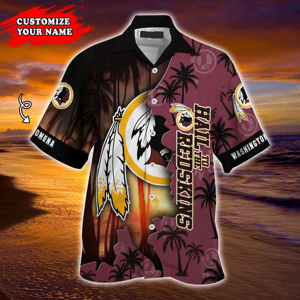 Washington Redskins NFL-Customized Summer Hawaii Shirt For Sports Enthusiasts