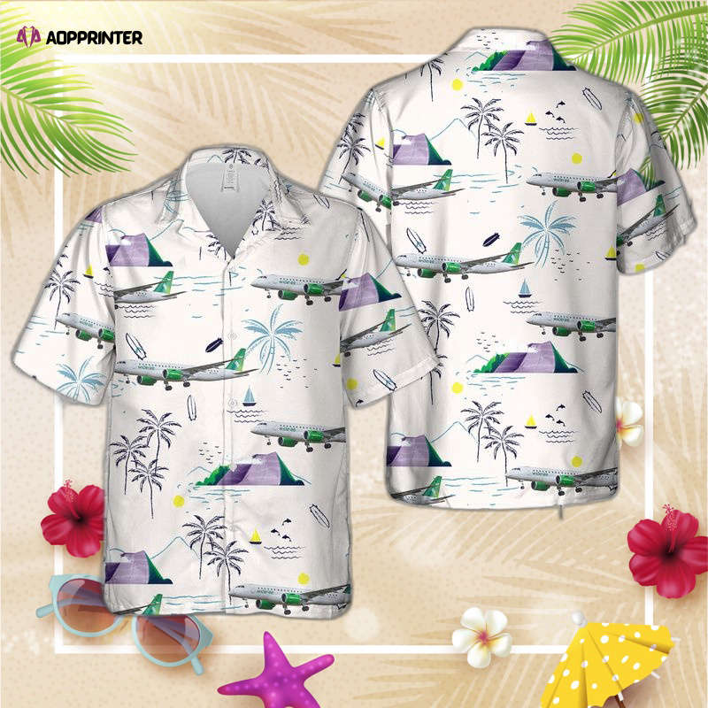 Widerøe Embraer E190 E2 LN WEA Hawaiian Shirt, Gift For Men Women