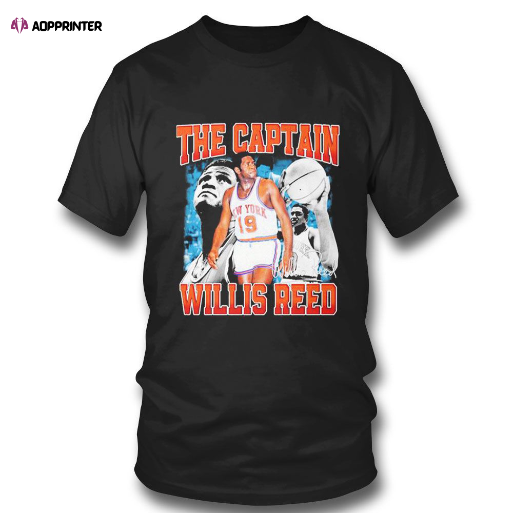 Willis Reed All Star New York Knicks Legend Nba T T-shirt For Fans