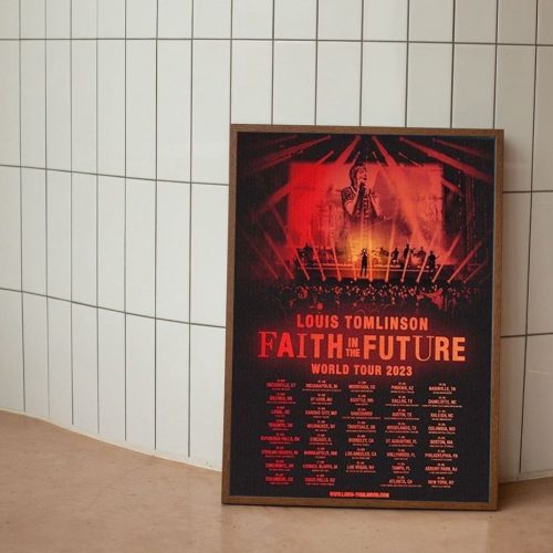 World Tour 2023 North America Louis Tomlinson Poster Faith In The Future World Tour 2023 Print – Gift For Decoration