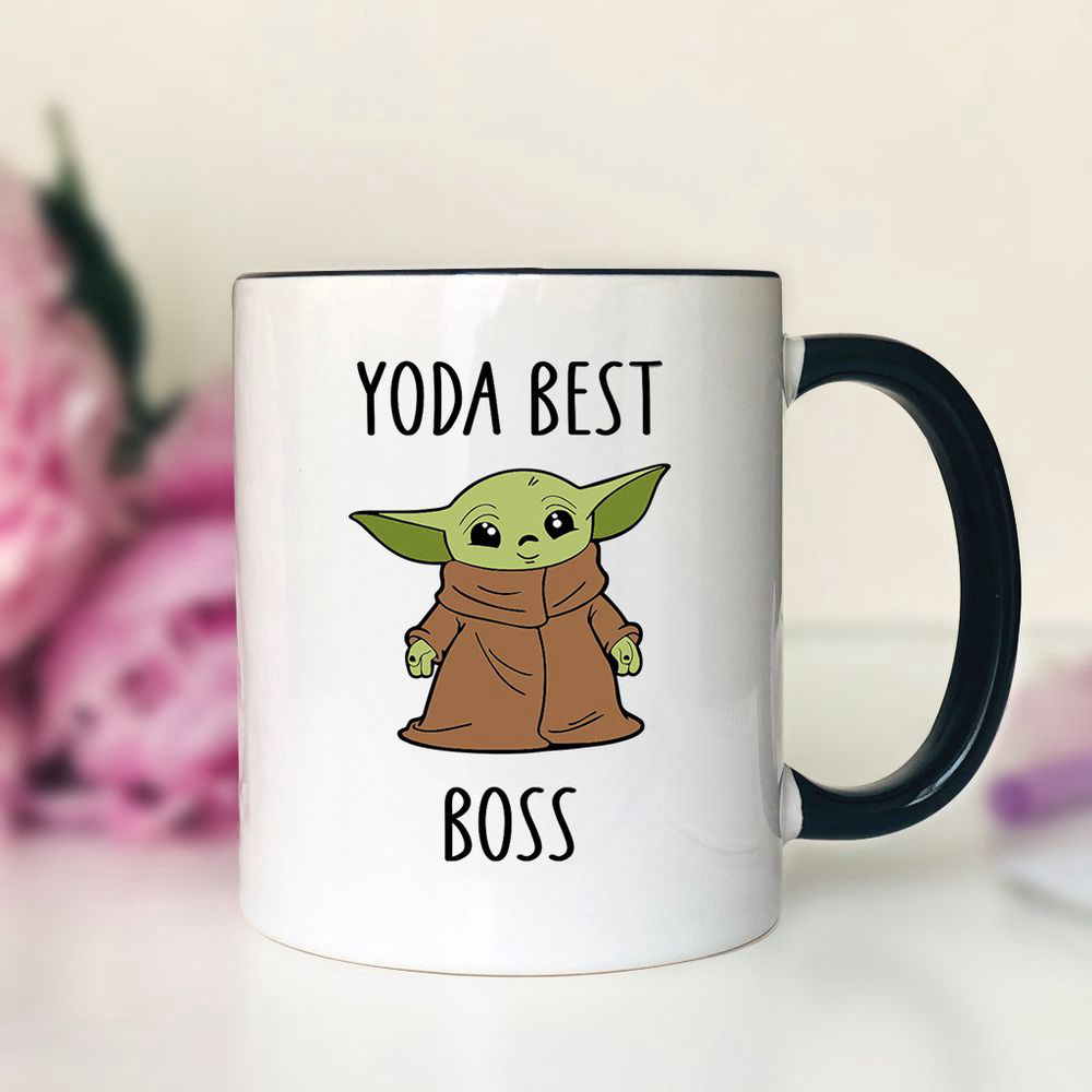 Yoda Best Boss Coffee Mug, Yoda Mug, Yoda Boss Mug, Star Wars Gifts