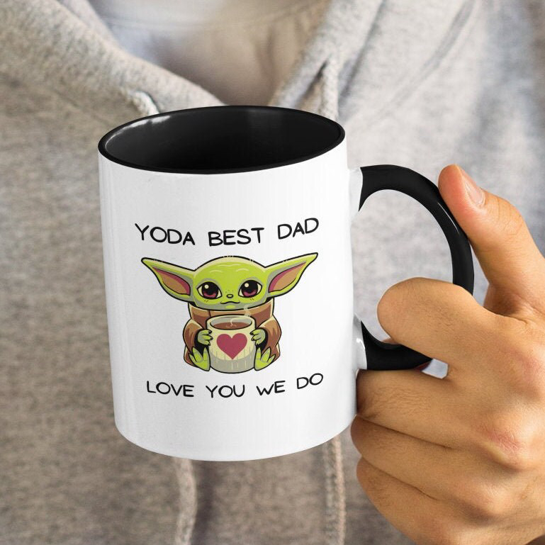 Baby Yoda Best Cop, Policeman Policewoman, Star Wars, Ceramic Mug, Gift For Him Her