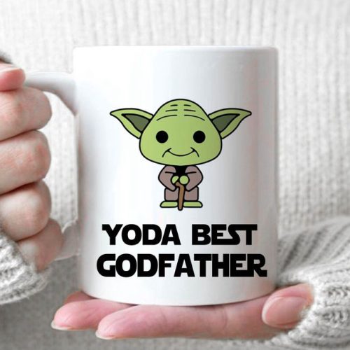 Yoda Best GodfaTher, Gift For GodfaTher,  Custom Name Yoda Mug