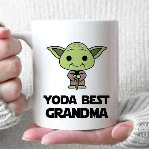 Yoda Best Grandma, Gift For Grandma,  Custom Name Yoda Mug