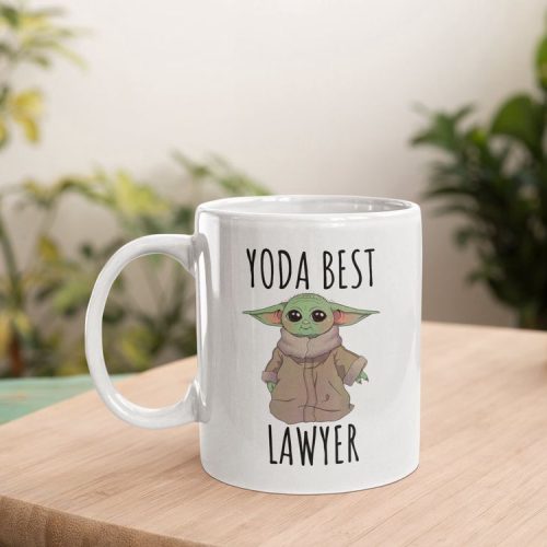 Yoda Best Lawyer, Lawyer Mug, Lawyer Gift, Baby Yoda Mug, Baby Yoda Cup,