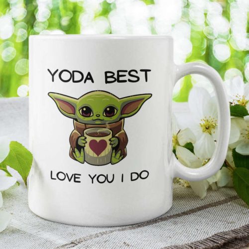 Yoda Best Love You I Do, Cute, Funny Coffee Mug , Beautiful Premium Quality Gift Idea