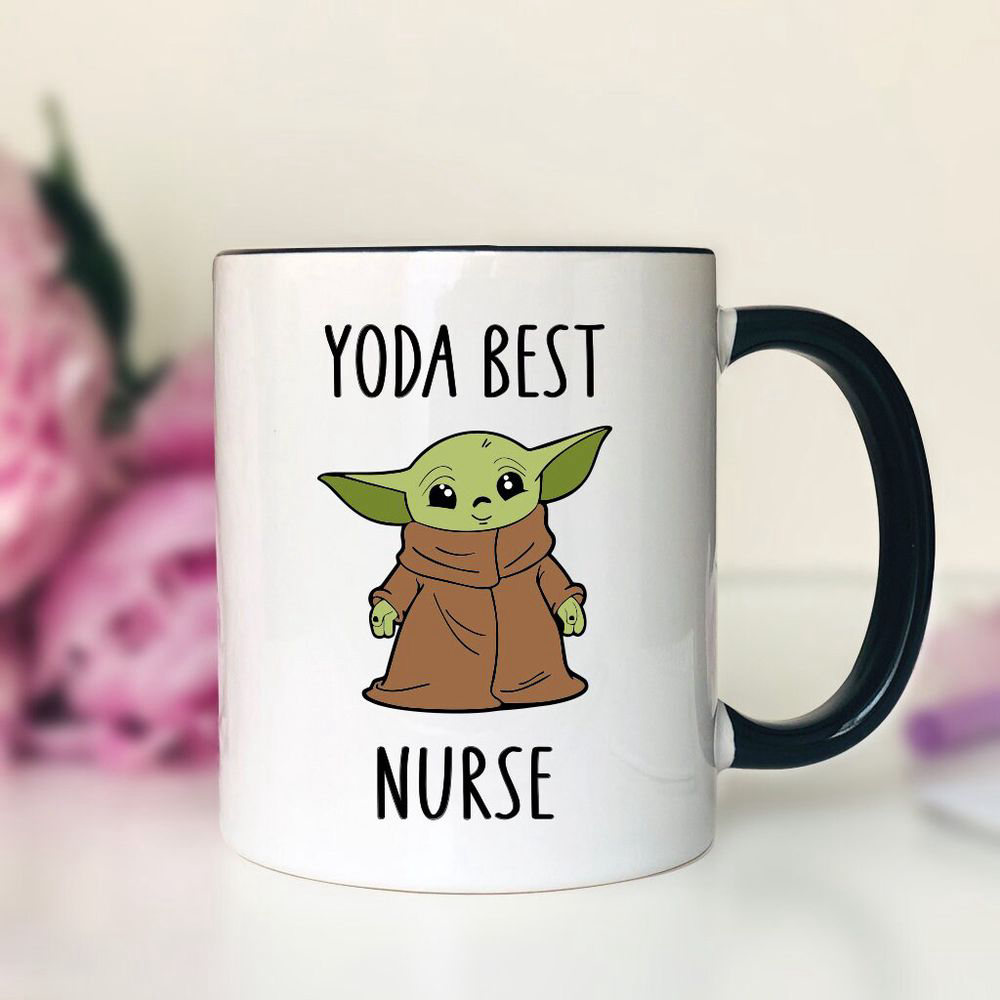 Yoda Best Nurse Coffee Mug, Yoda Mug, Yoda Nurse Mug,  Nurse Gift