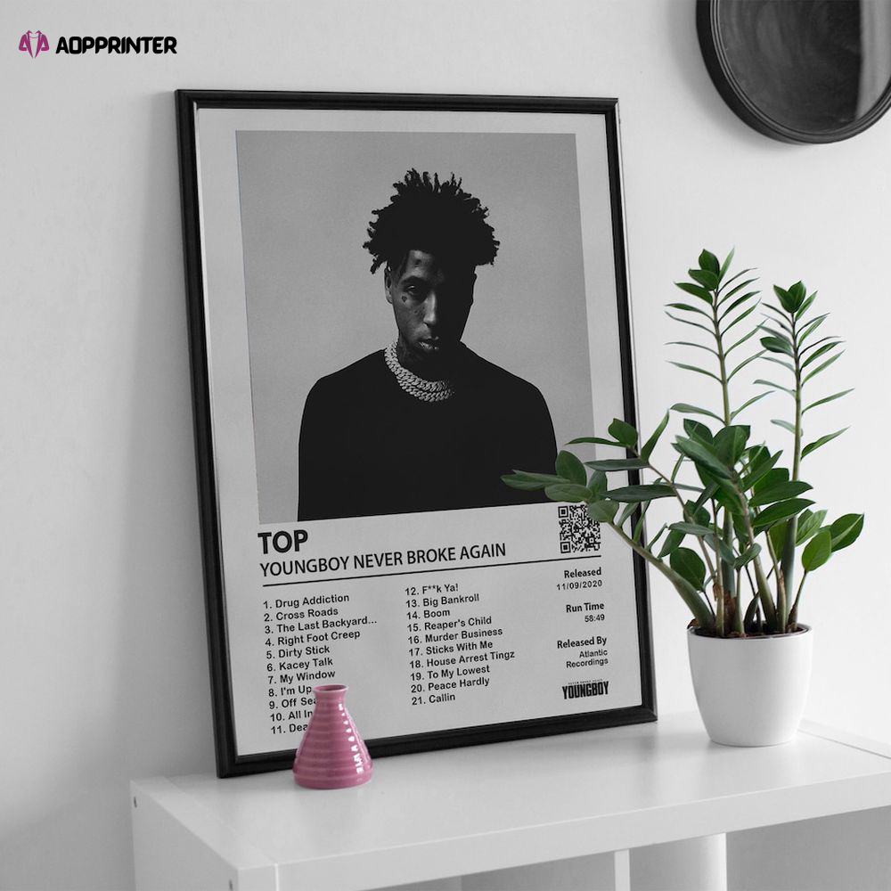 Youngboy Never Broke Again Poster, Best Gift For Home Decorations