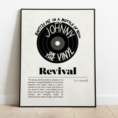 Zach Bryan Revival Poster – Gift For Home Decoration Music