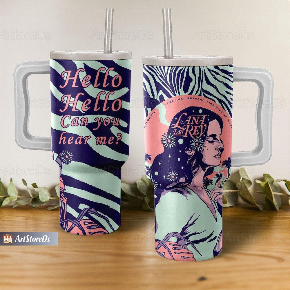 Lana Del Rey Tumbler 40oz: Insulated Cup for Ultimate Refreshment