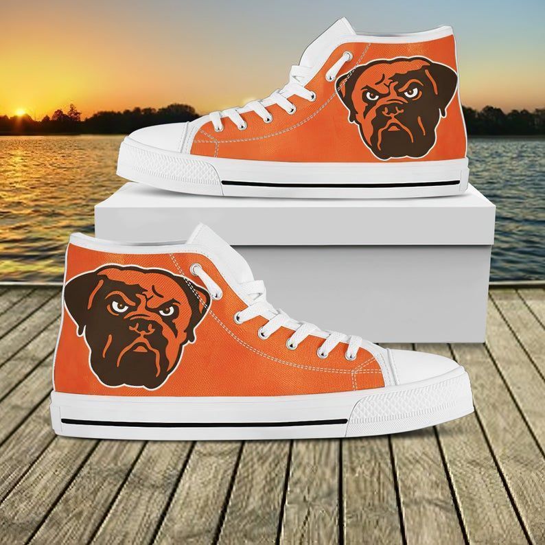Cleveland Browns NFL Football Custom Canvas High Top Shoes