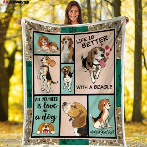 A Beagle Dog For Beagle Lovers Fleece Blanket