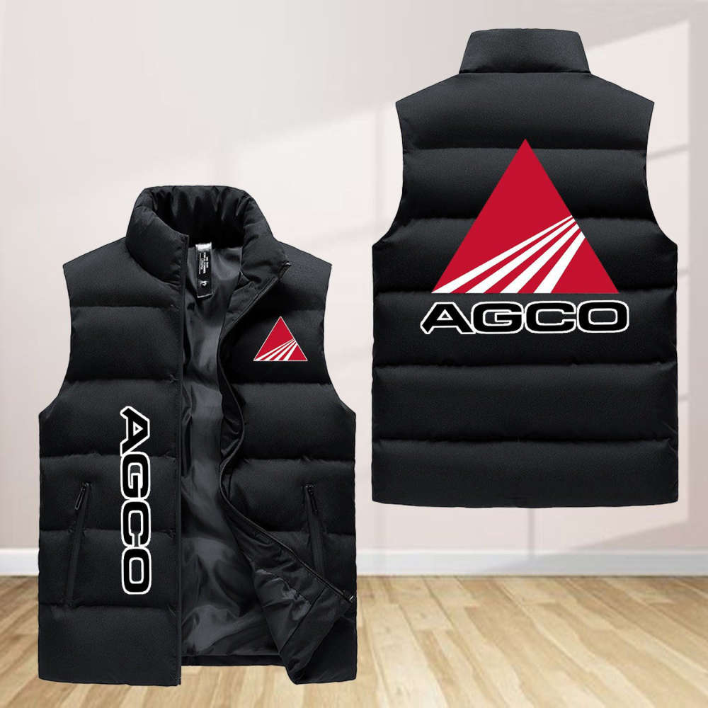 Agco Sleeveless Puffer Jacket Custom For Fans Gifts