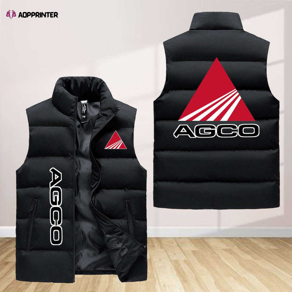 Agco Sleeveless Puffer Jacket Custom For Fans Gifts