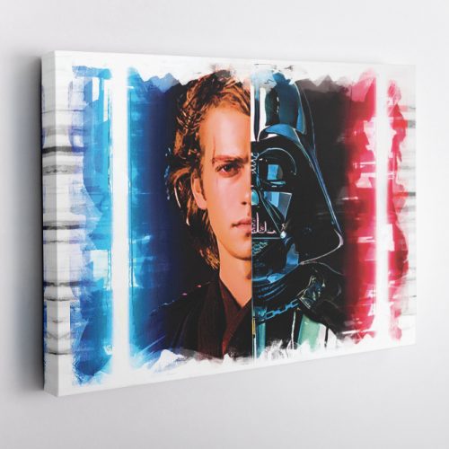 Anakin Skywalker Darth Vader Poster Starwars Canvas Unique Design Wall Art Print Hand Made Ready to Hang Custom Design