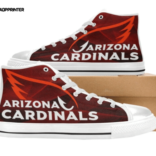 Arizona Cardinals NFL Football Custom Canvas High Top Shoes