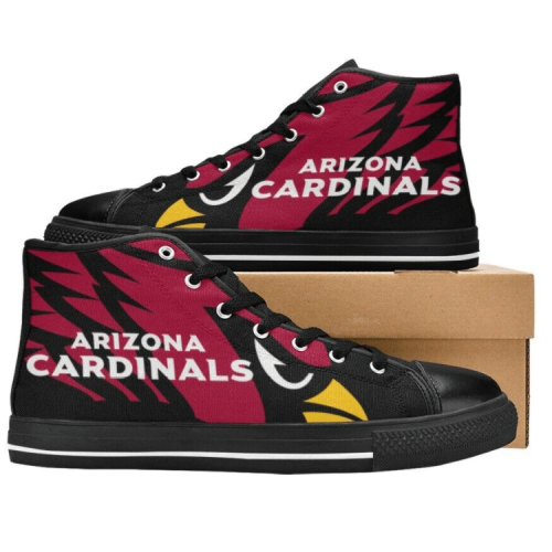 Arizona Cardinals NFL Football Custom Canvas High Top Shoes