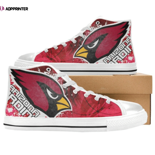 Arizona Cardinals NFL Football Custom Canvas High Top Shoes