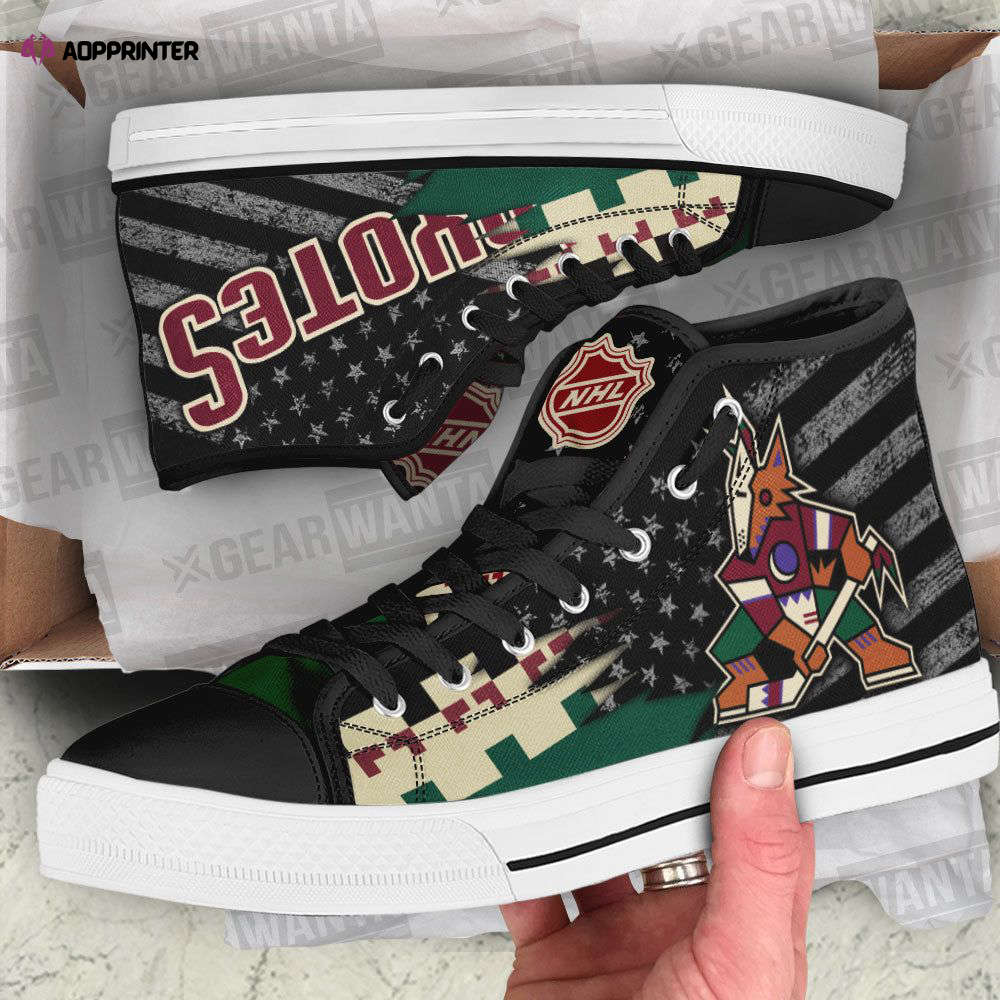 Arizona Coyotes High Top Shoes Custom For Fans