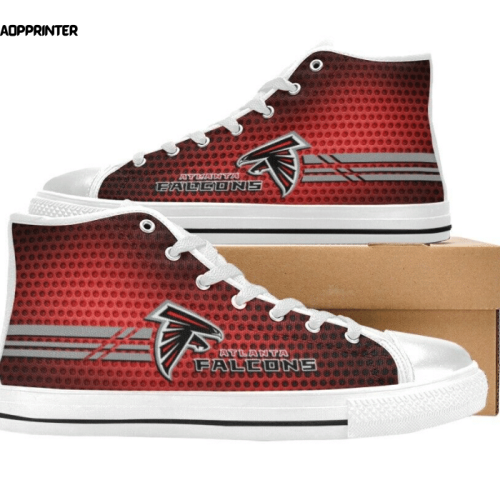 Atlanta Falcons NFL Football Custom Canvas High Top Shoes