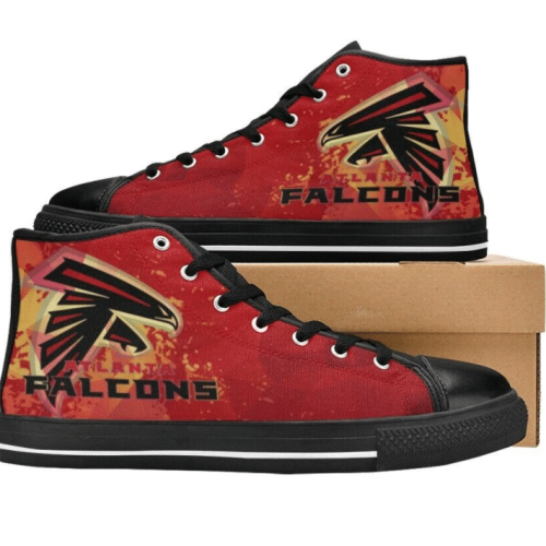 Atlanta Falcons NFL Football Custom Canvas High Top Shoes