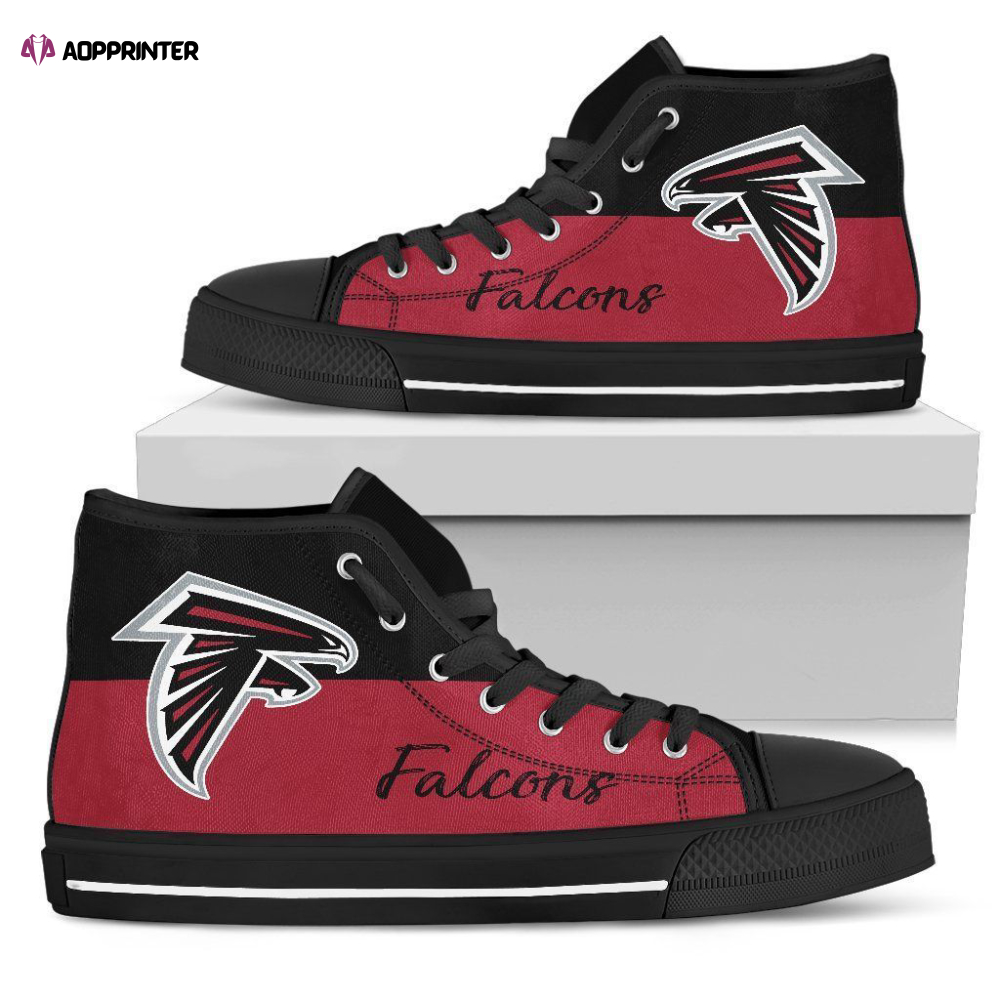 Atlanta Falcons NFL Football Custom Canvas High Top Shoes