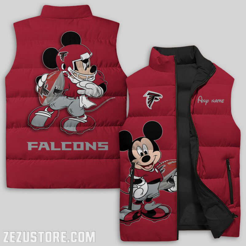 Atlanta Falcons NFL Sleeveless Puffer Jacket Custom For Fans Gifts