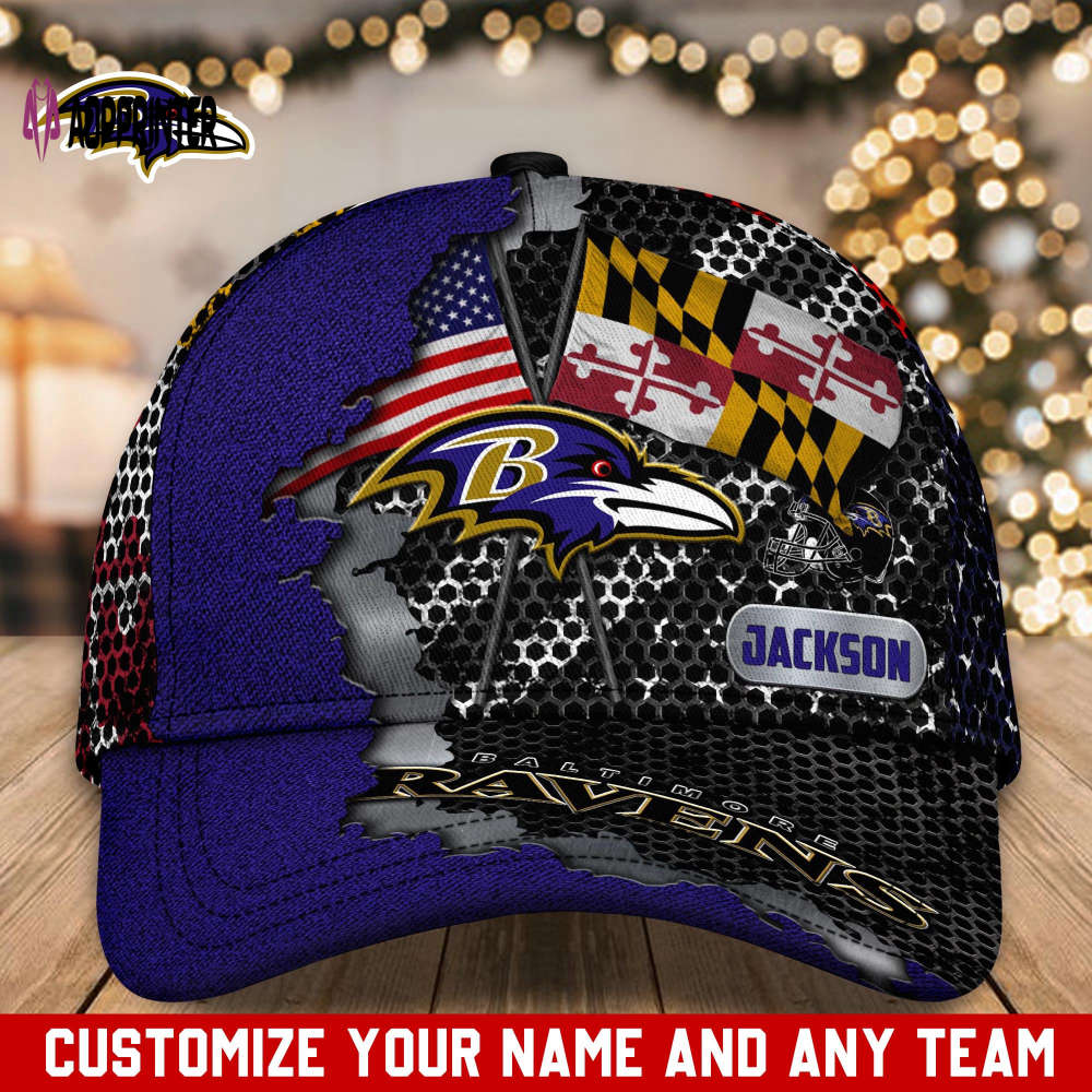 Baltimore Ravens NFL Classic CAP Hats For Fans Custom