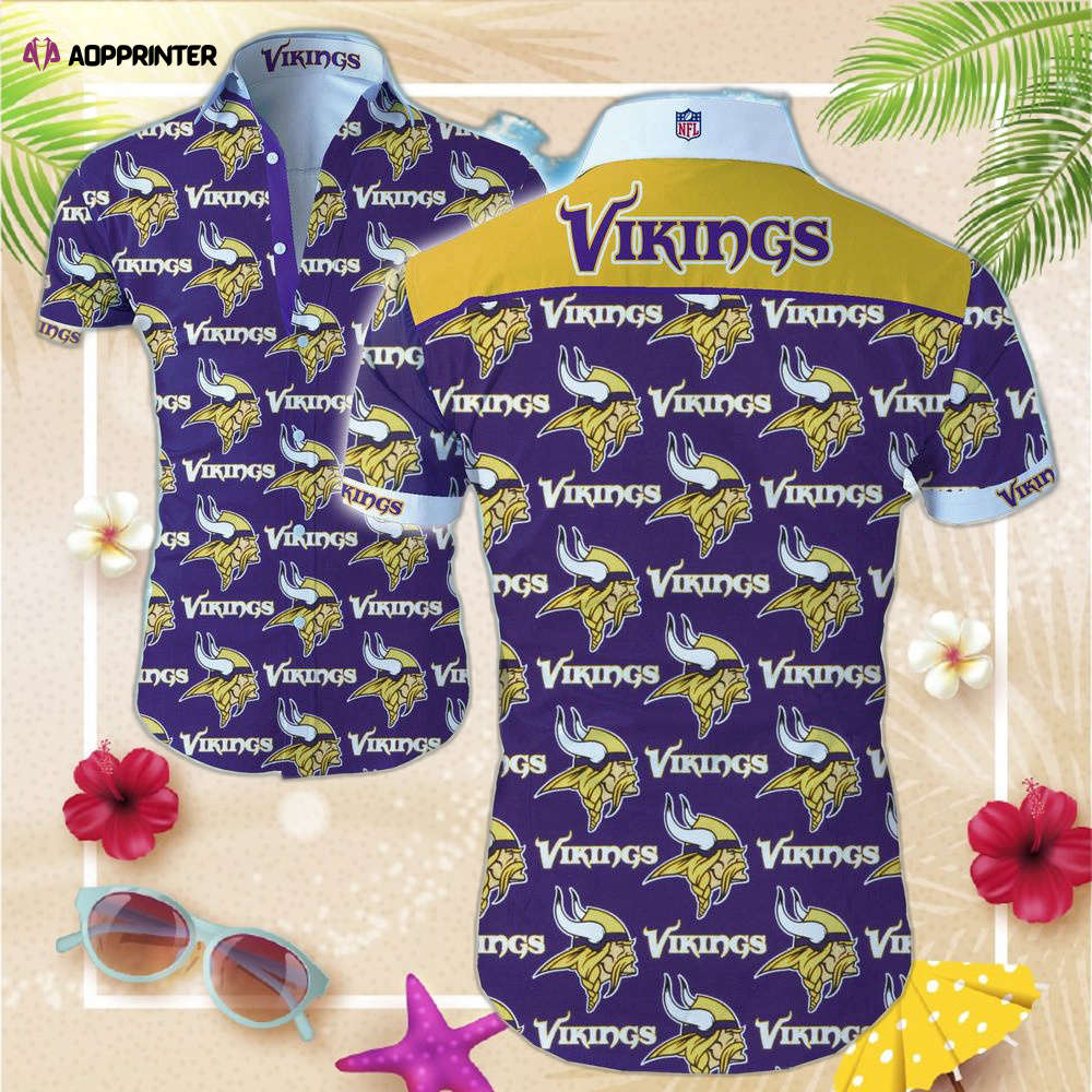 Beach Shirt Nfl Minnesota Vikings Hawaiian Shirt Rryek