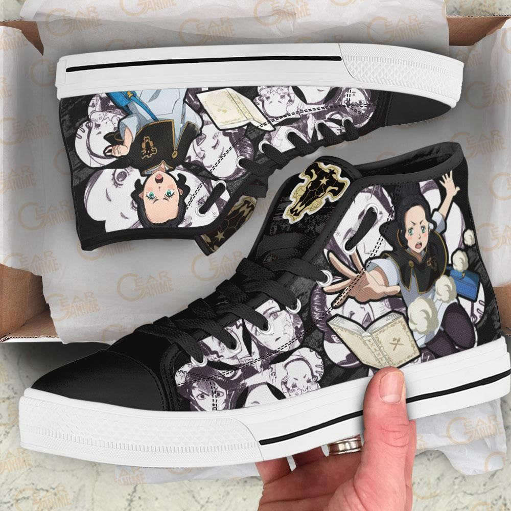 Black Bull Charmy Pappitson High Top Shoes Custom Black Clover Anime For Fans