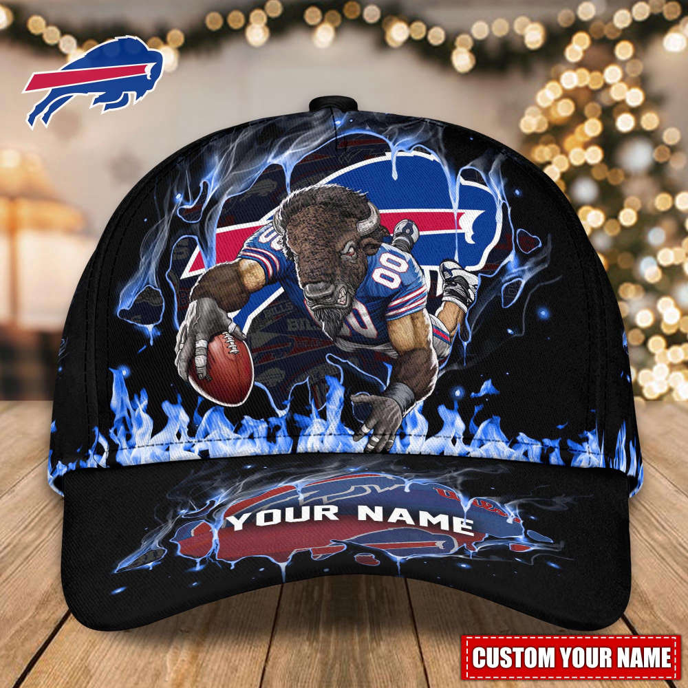 Buffalo Bills Custom Name Classic, Baseball Caps